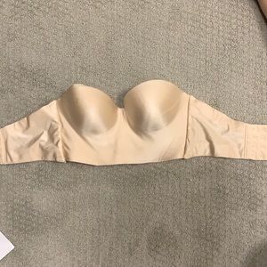 Corset strapless bra in nude